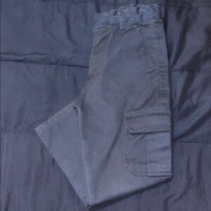 Boys Navy Cargo Pants
